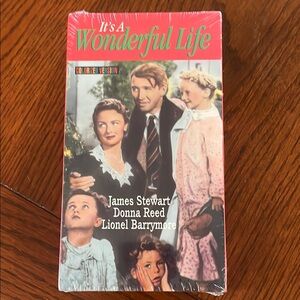 Vintage Classic It’s a Wonderful Life VHS Tape ~ Colorized